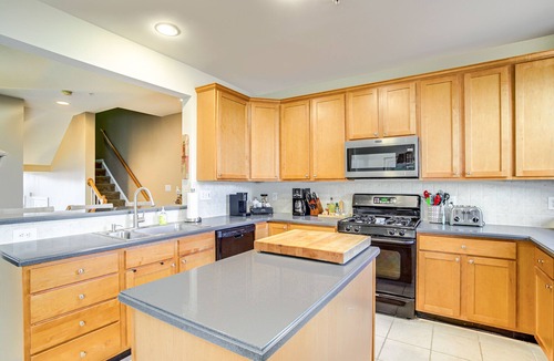 Ocean View House | Deck, Balcony: Scenic Ocean View Beach Getaway!