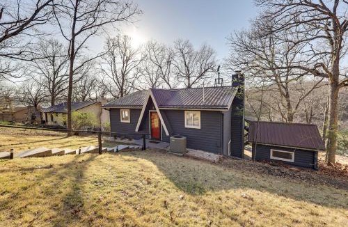 Jay House | Deck, Fire Pit & Grill: Lakefront Oklahoma Abode