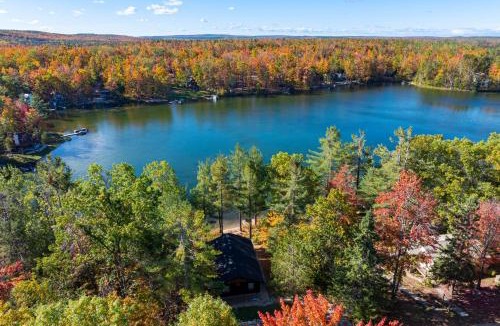 Lake Arrowhead House | Deck & Fire Pit: Near ATV trails in Gaylord