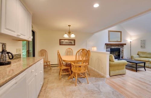 Pocono Lake House | Deck & Fire Pit: Pocono Lake Home Near Skiing!