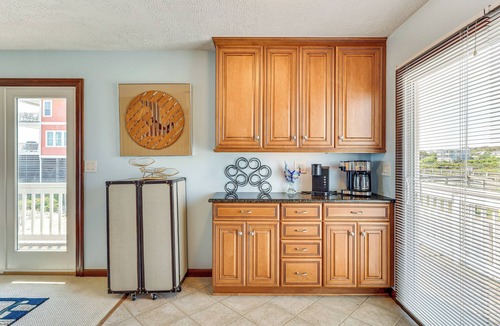 Yaupon Beach House | Deck & View: Oceanfront Oasis in Oak Island!