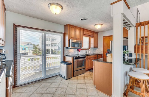 Yaupon Beach House | Deck & View: Oceanfront Oasis in Oak Island!
