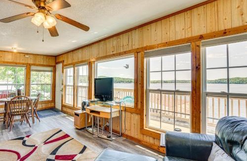 Climax Springs Apartment | Deck w/Covered Dock! Lakefront Ozark Cottage