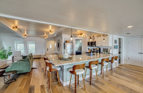 Lake Whitney House | Deck w/Sunset View: Group Getaway on Lake Whitney
