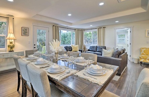 Education Hill House | Deck, Yard & Game Room: Fun-Filled Redmond Home