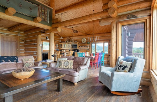Stanley Cabin | Decker Peak Log Home - Panoramic Sawtooth Mountain Views!