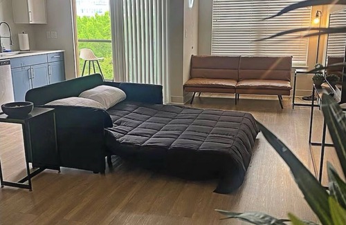 Deep Ellum Apartment | Deep Ellum-Sleeps 5-Balcony-Pool-Medical District