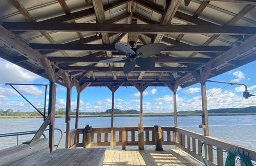 Edisto Island House | Deepwater Dock & Boat Ramp; Expansive Creek Views; 10 Minutes to Beach Access