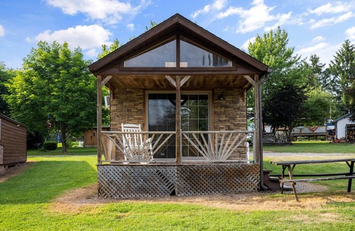 Mifflinburg Cabin | Deluxe Cabin7 Within Campground
