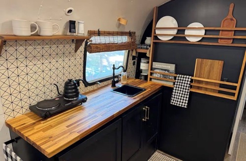Honey Grove RV Rental | Deluxe camping in newly remodeled airstream!