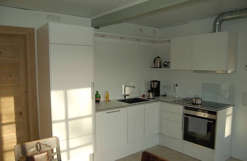 Grasten Apartment | Deluxe Family Suite with Fireplace and Sea View