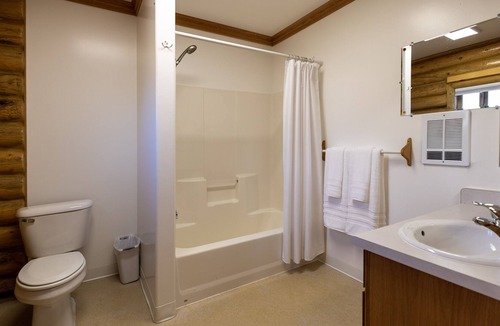 Hot Springs Cabin | Deluxe Twin Room in Rustic Cabin - Room 228