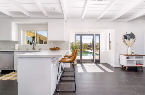 Yucca Valley House | Desert-Chic Abode with Sauna and Heatlamps, Minutes to Joshua Tree and Pappy's