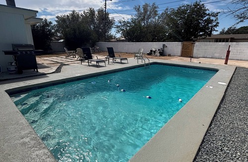 Odessa House | Desert Oasis w/Heated Pool, Fire Pit & Family Fun