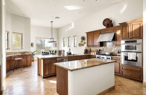 Treviso House | Desert Oasis with Pool & Black Mountain Views!