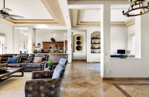 Treviso House | Desert Oasis with Pool & Black Mountain Views!