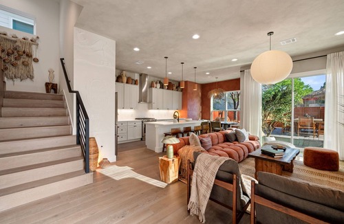Central East Austin House | Desert Retreat: Heated Pool Sauna Theater