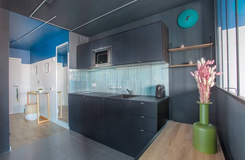 Romainville Apartment | Design apartment at the Porte de Paris of Paris.