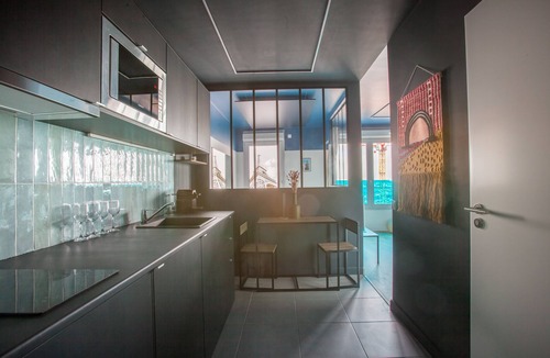 Romainville Apartment | Design apartment at the Porte de Paris of Paris.