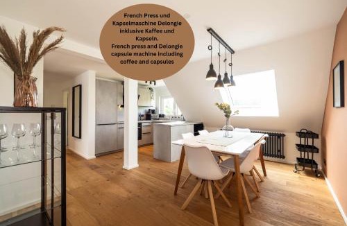 Busingen am Hochrhein Apartment | Design Maisonette Wohnung am Rhein Loggia Garage 1000Mbits