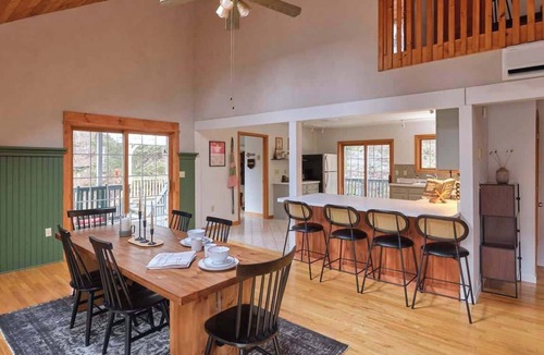 Margaretville House | Designer Chalet with Hot Tub and Fire Pit