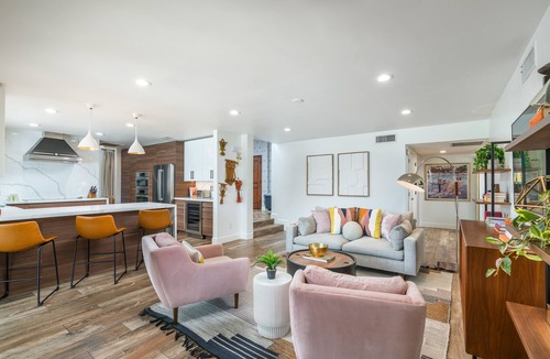 Continental Foothills House | Designer dream home with opulent backyard, private pool, hot tub, game room & AC