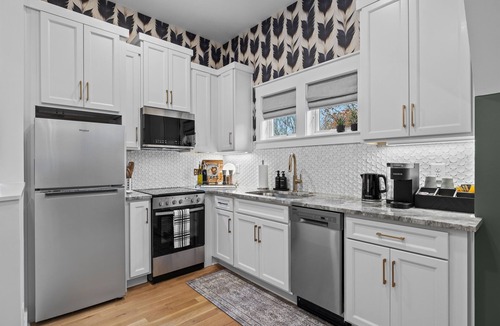 Eastwood House | Designer East Nashville Retreat with Skylights, Walkable, Private Parking