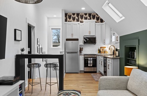 Eastwood House | Designer East Nashville Retreat with Skylights, Walkable, Private Parking