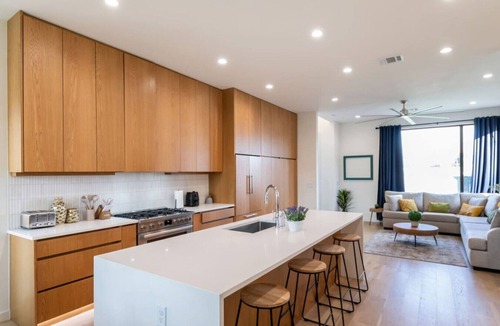 Govalle House | Designer Home Near East 6th St, Movie Room & More