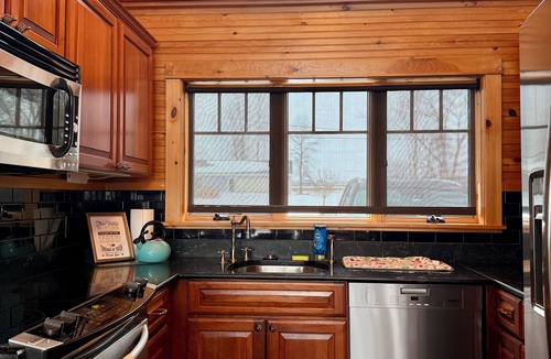 Willsboro House | Designer Lake Champlain Retreat with Adirondack Views & Private Waterfront