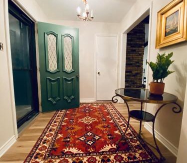 Highland Village House | Designer Single Story 4 bed 3 bath home in mid-century style with big backyard and garage