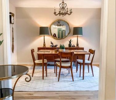 Highland Village House | Designer Single Story 4 bed 3 bath home in mid-century style with big backyard and garage