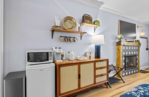 Bellaire Condo | Designer Studio at Shanty Creek, Pool & Beach