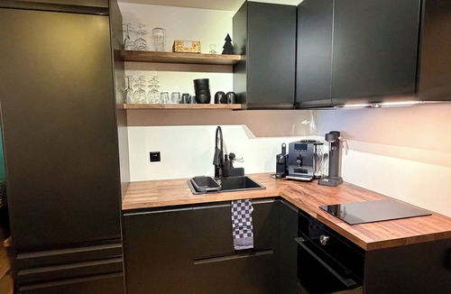 Laax Apartment | Designer studio, with Pool, Sauna, Fitness and Private Covered Parking