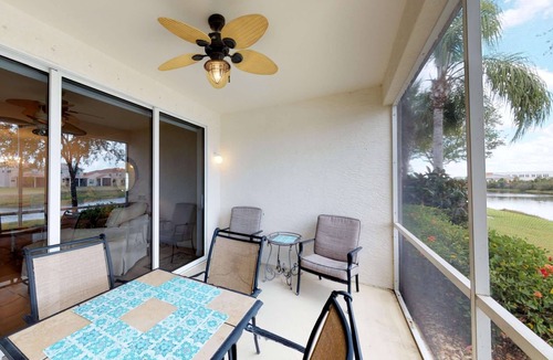 Fort Myers Condo | Desirable Gated Community, Country Club Lifestyle! Ground Floor, Pool, Tennis, Social Membership!