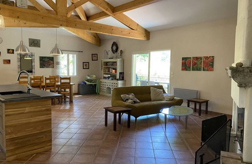 Vagnas House | Detached house with swimming pool and mature Ardèche garden