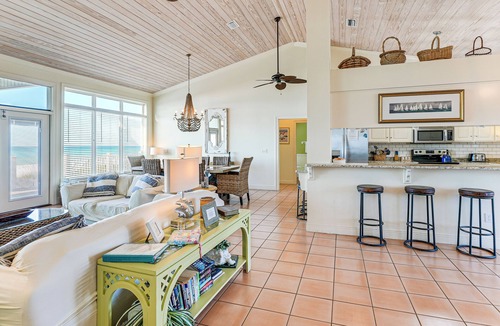 Crescent Beach House | Direct Beach Access! Prime PCB Bungalow w/Deck
