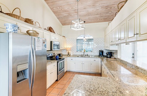 Crescent Beach House | Direct Beach Access! Prime PCB Bungalow w/Deck