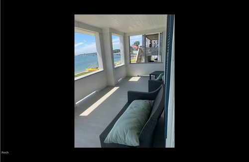 Niantic House | Direct Beach Water Front with Heated Pool