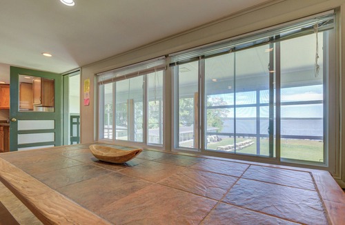 Mayfield House | Direct Lakefront Retreat with private beach, dock and lakeside fire pit