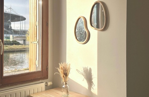 Saint-Denis Apartment | Direct metro to central Paris 3-rooms apartment with Panoramic View-Free Park