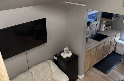 Big Rapids Cabin | Directly on the White Pine Trail. Sleeps 6, full bathroom, and kitchen.