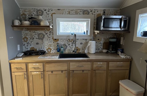 Big Rapids Cabin | Directly on the White Pine Trail. Sleeps 6, full bathroom, and kitchen.