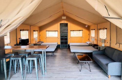 Sutherland Springs House | Discover Glamping at its Best in this Lovely Safari Tent Rental in the Heart of Texas