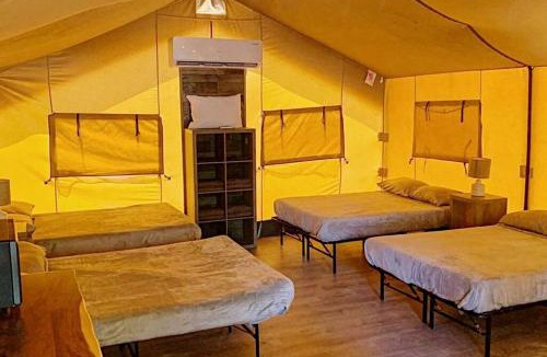 Sutherland Springs House | Discover Glamping at its Best in this Lovely Safari Tent Rental in the Heart of Texas