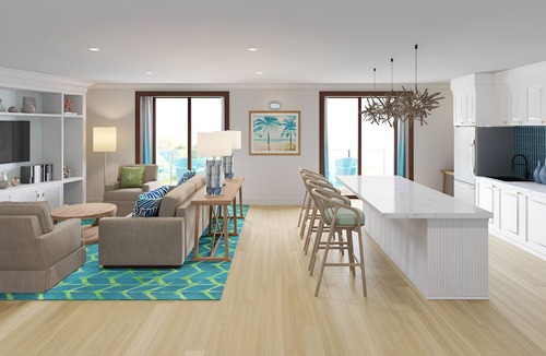 I-435 West KC-KS Hotel | Discover Relaxation in This Tropically-Inspired Room with Pool Near Attractions