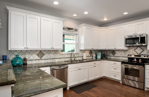 Port Bolivar House | Discover tranquility at this 3/3 steps away from the beach with a fenced yard