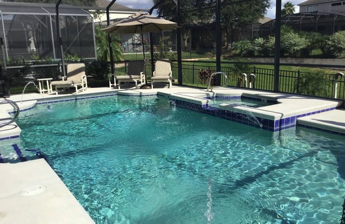 Haines City Villa | Disney dreams, with a south-facing special 28ft pool with mood lights