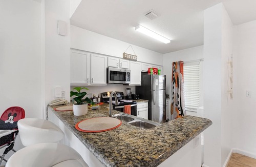 Florida Central Atlantic Coast Condo | Disney Lake View 2BR Condo Pet Friendly Sleeps 6