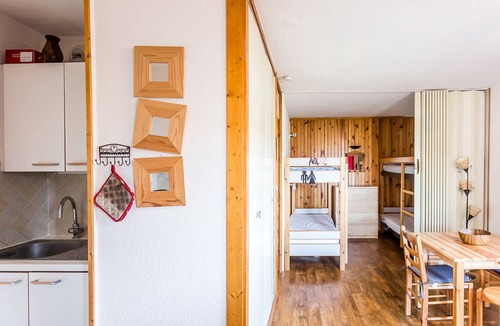 Montchavin Apartment | Divisible studio near slopes, 4 pers., parking, nice view